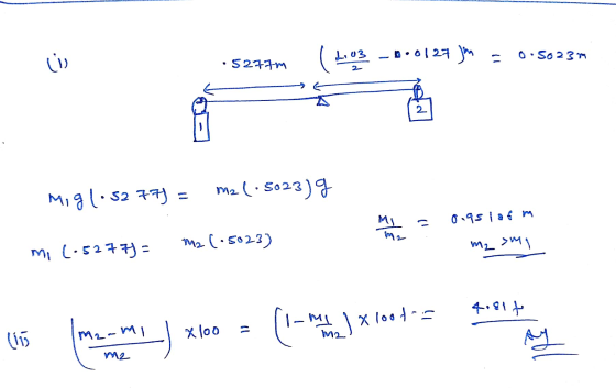 0.0127 jan = رن ( L:03 0.5023m •5277m 2 migl · 5277) 12 ( .5023) g 1) m gelsbol mga ma(.5023) tas tu mi (-5277)= = Qolx (1 Mo