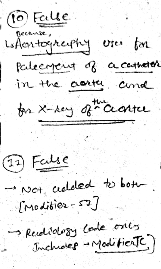 11 False