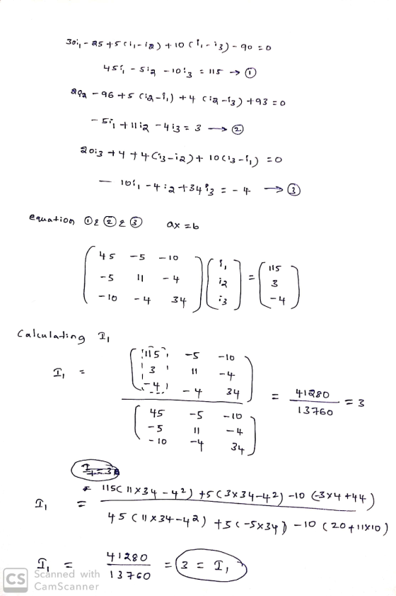 301, -25 +56i,-ia) 4.10 C1.-13) - 90 =0 451, -5-103=115 -> 0 &9a -96 +5 Cia -9,) +4. Cią -13) +93 = 0 -51; + 1112 -4 13 = 3 -