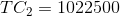 TC_{2}= 1022500