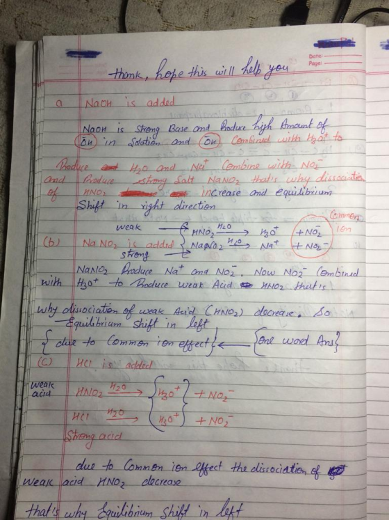 Date: - get think, hope this will help you Naou is added a Naon is streng Base and Produce high Amount of Cou) in Solation an