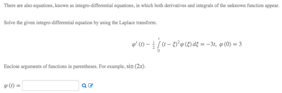 There are also equations, known as integro-differential equations, in which both derivatives and integrals of the unknown fun