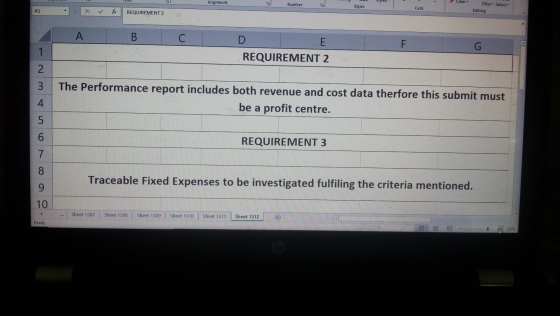Alignment Number Clear - Styles Cells Filter - Select - Editing A1 REQUIREMENT 2 A B С D E F G 1 REQUIREMENT 2 2 3 The Perfor