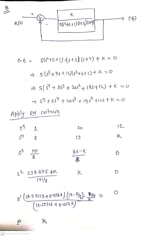 கு GO RUS) s(8245 +1) (+3)(+4) CoE a Sis?+s+1) ts+3)(4+4) +K=0 3) S (52+75 +12)|s2+8+1)+K=0 = S154 +853 + 2052+195+12) + K =0