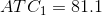 ATC_{1} = 81.1