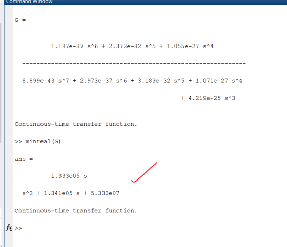 imand Window G 1.187e-37 s^6 + 2.373e-32 s^5 + 1.055e-27 s^4 8.899e-43 s^7 + 2.973e-37 s^6 + 3.183e-32 s^5 + 1.071e-27 s^4 4.