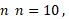 nn = 10,