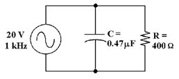 R= 20 V 1 kHz
