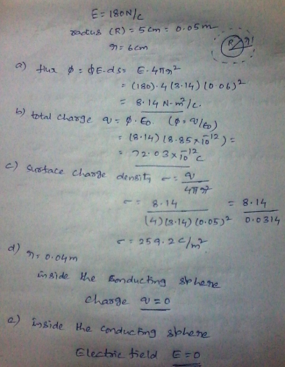 (13o) 4 (3.14) ( 0b) 8: 14 N-male. (8 14) 18.351 -12 8.14 8-14 dl) 0,011 m charge : o a) inside the conduc bri alere Electie
