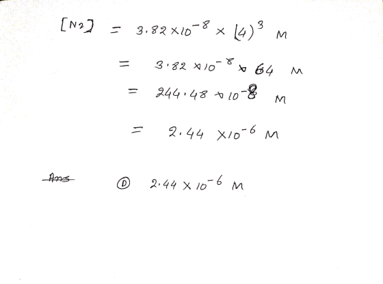 [ 92 - 3.33 xio-xx D) * м = 3* 82 х 10 * 64 м = 344 43 10-8 м = 2, 44 xio-6 м Ans 0 244 x 6-6 м