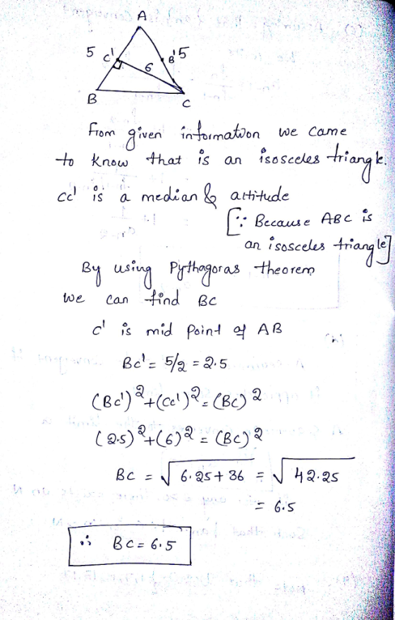 5 8 6 iven in-formaMon We Came to know that is an ·s o sceus.h.angと Cc is a median & attude Becaus e Aec an isOSc Sv usina Pr