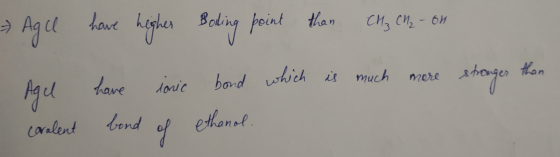 Han have ghe Boling feint CH, Ch-6H Agc Hon bord whch ismuch mere donic hane ethanot bond coralent