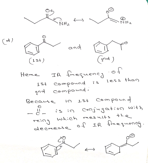 verander -NH2 NH2 ag of (1st) (and) Heree IR freequency .. 1st compound is less than 994 cocopound . Because in 1st compound