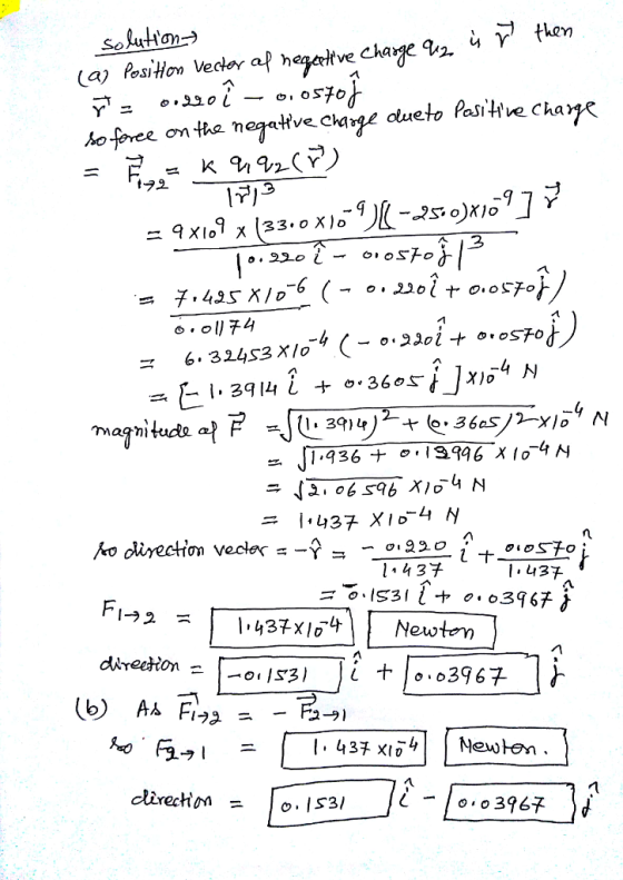 a) Pos-Hon Veder tプ오 magnituda -J1-936ナ0 is 996 x 10-4 시 direction = 10.S3,