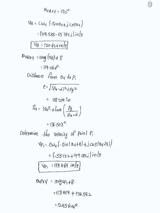 @VAXY = 1350. VB : (wy (-SinOiftjcosou) = (119588-15-781j) inte (VB = 120-624 inks overy - ang (ve) + 8 =119.0642. Distance f