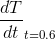 dT dt t=0.6