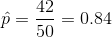 42 p 0.84 50