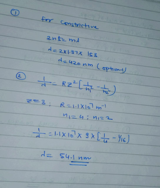 O for constrictive antă ma de 2x137 153 d=420nm (optional) 2 f. Rz²[ & the Z=3 R=1.1x107 ml nizu i ni=2 HX10X9X[t - Yo) da 54