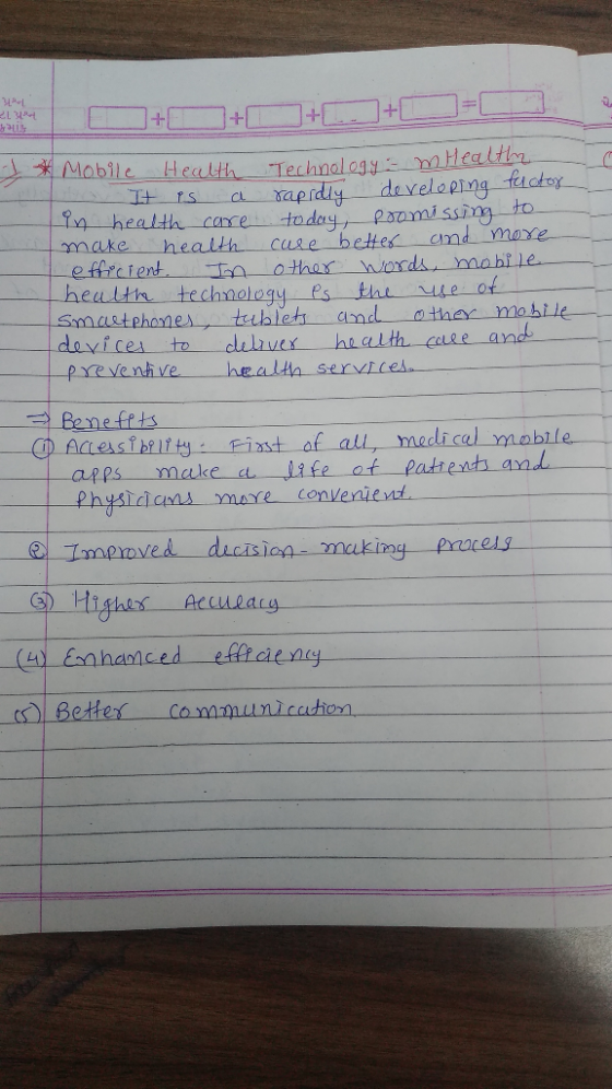 LP * Mobile Health Technology - mr. It is a rapidly developing factor in health care today, promissing to make health care be