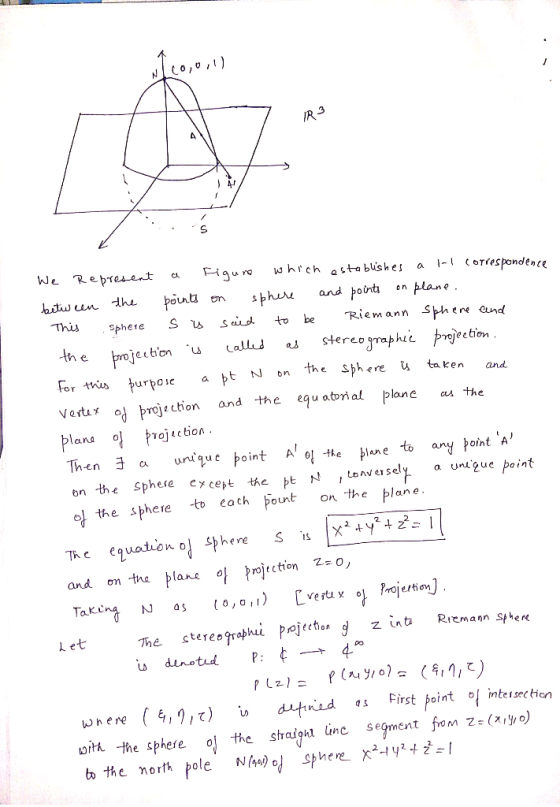 0 IR Jet Fortsurpoe t the Sphere taken and the and the equ otoial la ana O oction . Then 3 a uniqu epoint A,일 the pan e on th
