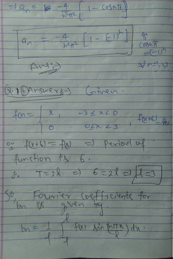 sq = -4 22 1- Cosni 4 h2o Cosmin =(-uh Ane Q. 1 6 Answeron Ginen. foo - -32nLo futb) fry on 23 ou f(x+b) = flu =) Periool of
