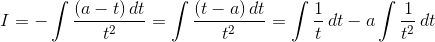 (a -t) dt t2 [(t - a) dt t2 dta dt t2