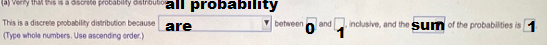(a) Verly that this is a screto probability Gali but all probability This is a discrete probability distribution because are