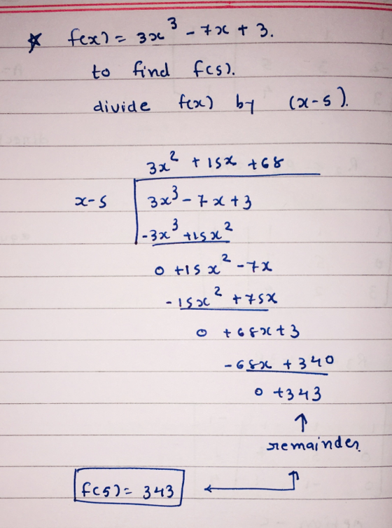 3 to nd cs divide fx) b (- CS) 2. 2. 2. -623 o t313 nemainden fcs) 343
