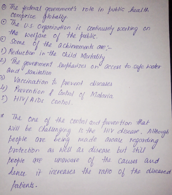 The federal govemments role in public Roal comprise lobally 0.s. Orgonization is Continusely coorking on tha boe jareol the
