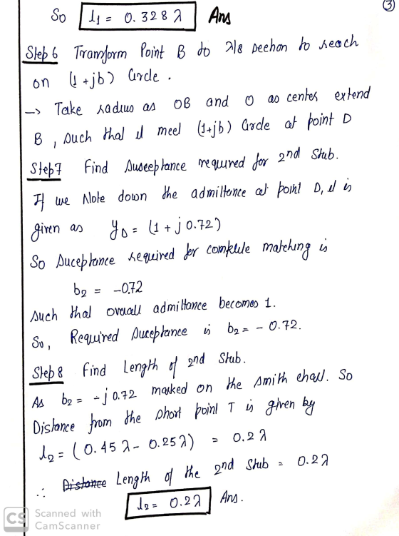 3 So ly = 0.32 8 7 And given as o is Step 6 Tramform Point B do Point B do 7/8 peehon to reach on (+jb) Circle . Take radius