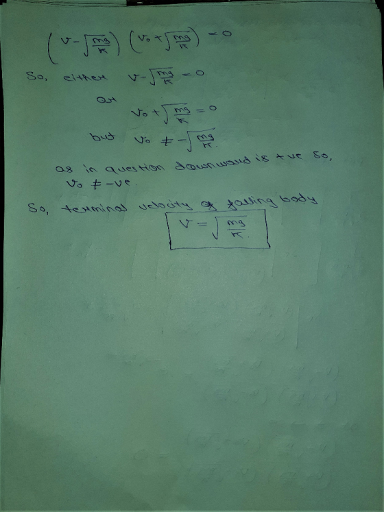 So, either (V-JP) (+)?) - So either volona o Vots = but to ma as in question down wou woud is tue so, Vo t-ve. So, terminal v