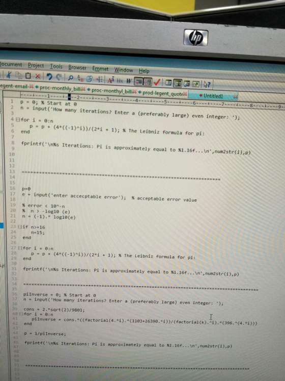 ocument Project Iools Browser Emmet Window Help egent-email-proc-monthly billis proc-monthyl billis prod-legent_quotesUntitle