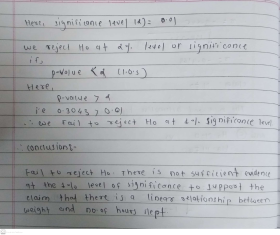 Herse, significance level 1d): 0.0) we reject Ho at 2 % level of signiticonce p-volue Ka (1.0.3) Here, p-vawe ya 0.30437 0.0