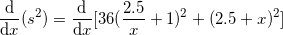 () = 136 25 +1 + (2.5 + 2 )