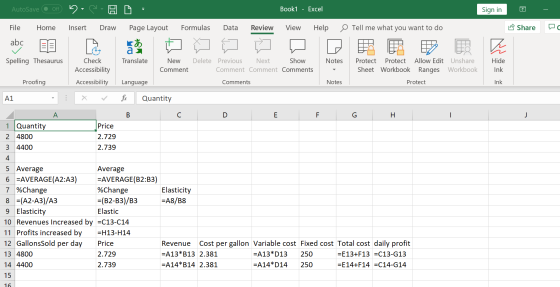 Book1 - Excel AutoSave Off Sign in E Share View O Tell me what you want to do File Review Help Home Insert Draw Page Layout F
