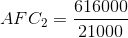 AFC_{2}= \frac{616000}{21000}