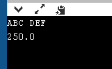 ABC DEF 250.0