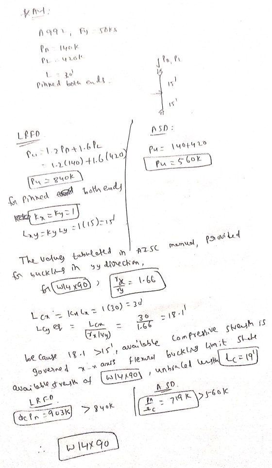 VALE ( 1 ) | 0 + Po PL 1 ) hold 2014 Pinned both ends. Asp. LRED Put luoty Lo I Pu=560k ) Pul.2 P0+ 1.6/L 1-26140)+1.614207 [