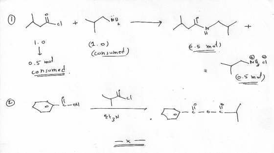 ) + گل 0 - ليل + (4.5) 6 . 5 راه M (consumed) 0.5 mol consumed (6.5 او خط سوال ساده خی - X