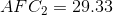 AFC_{2}= 29.33