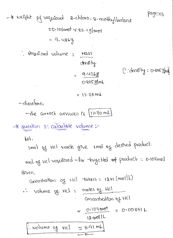 pageic3 --* weight of requúrud -chloro- 2-methylberlane 20:lofnot x 88 = 9.4269 : Pequú oud volume & Mass density = 9,4268 01