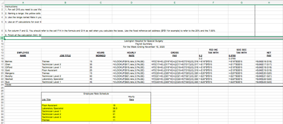 A B D E F H 1 Instructions: 2 1. For cell D16 you need to use Vio 3 2. Naming a range: the yellow cells 4 3. Use the range na