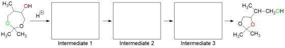 нс он HzC CH-CH2OH H3C CHE H2C_CHE Intermediate 1 Intermediate 2 Intermediate 3