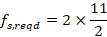 11 fsread = 2 x 2