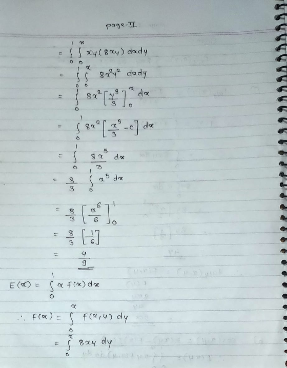 page-I sxy (8 xy) dady 5 82²y² dady • $*[3°-oj de wloo woo colo onon Com (x) da F (1,47 - J 8xy dy