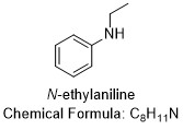 N-ethylaniline Chemical Formula: CgH11N