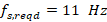 fore = 11 Hz s.read