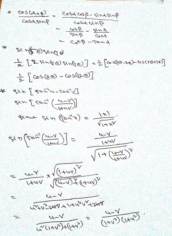 eos(a Cosa casp-inainf Cosanf iha Casa cosa)-ose 2 tuv n n a) + (4-V tu tuv A (4