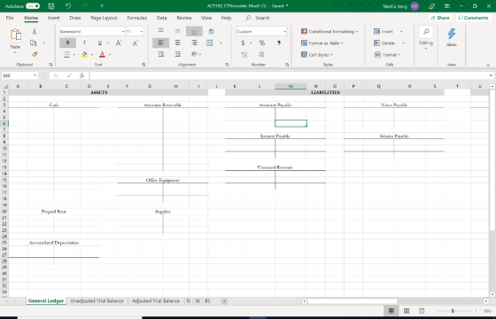 Maixia Vang M 6 ACT350_CTTemplate_Mod2 (1) - Saved View Help Search - 0x Comments Data Review Share Custom Conditional Format