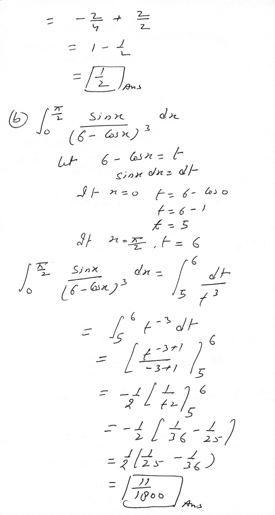 = الم N IN { Ans 었 () 싸 SR 앉 3. (6 - let 아 6 4 sinredna 아 It n=0 스 6 Go =6-1 하 5 = 6 건 fin Sind 2 3 درنا - 6 5 5 11 -3 t dt